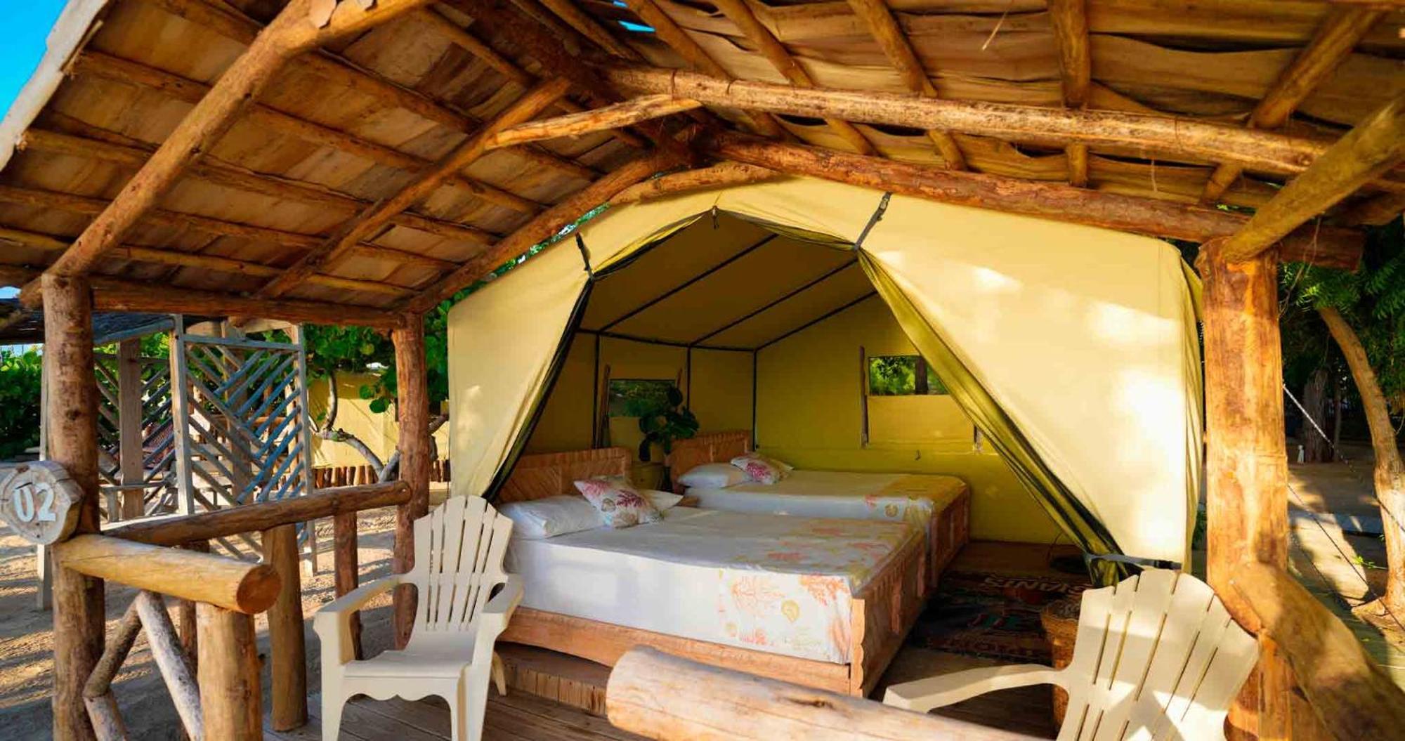 Glamping Ecolodge Cueva De Las Aguilas Педерналіс Екстер'єр фото